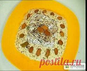 Шоколадная Пасха с орехами