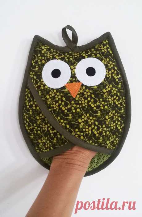 Pegador de Panela Coruja Owl