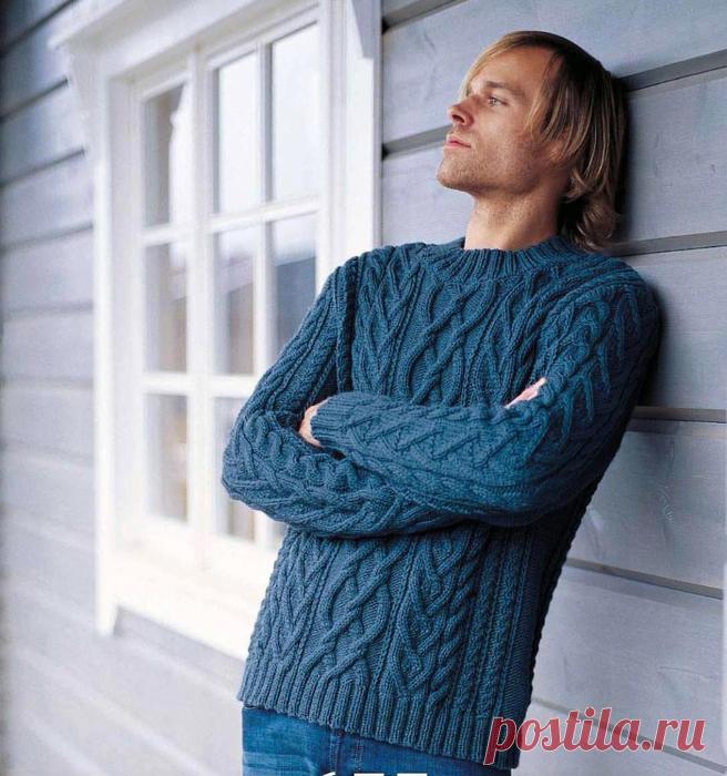 Пуловер. Спицы.