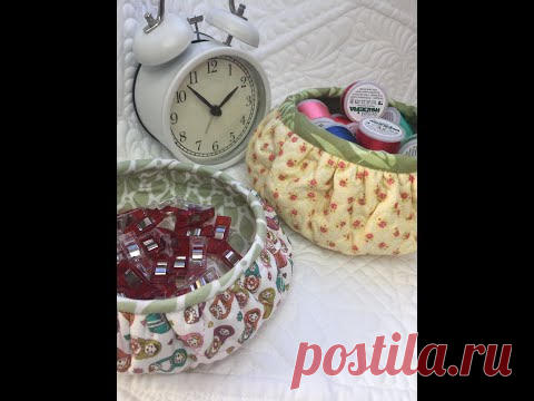 Корзинка за час! Подарок своими руками! Как сшить корзинку? Корзинка. Подарок для мамы.