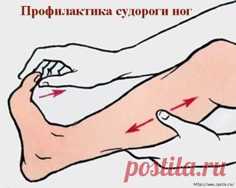 Профилактика судороги ног