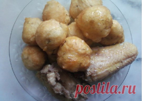 Пышечки из дрожжевого теста с укропом (можно и в пост)