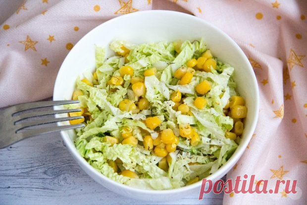 Быстрый салат из пекинской капусты – простой и вкусный рецепт с фото (пошагово)