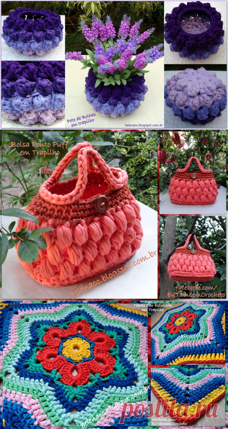 Вязание из особой пряжи - пряжа из старых футболок!