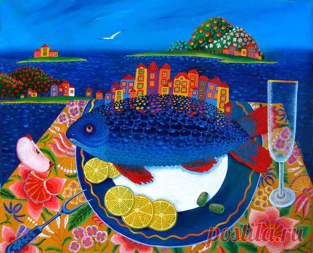 Творчество талантливой львовской художницы, ее имя – Ольга Кваша..