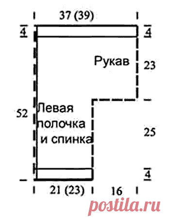 Простая безрукавка для пожилых женщин - вязание спицами