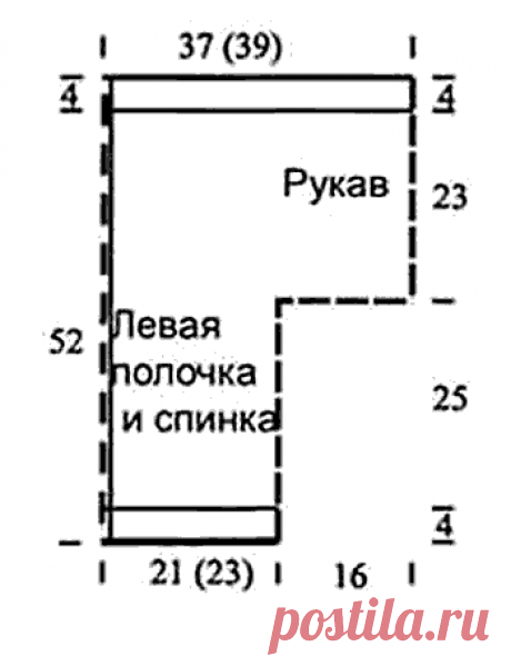 Простая безрукавка для пожилых женщин - вязание спицами