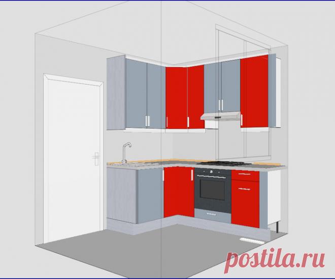 Совсем крохотная кухня 250 х 200 см. Можно разместиться?