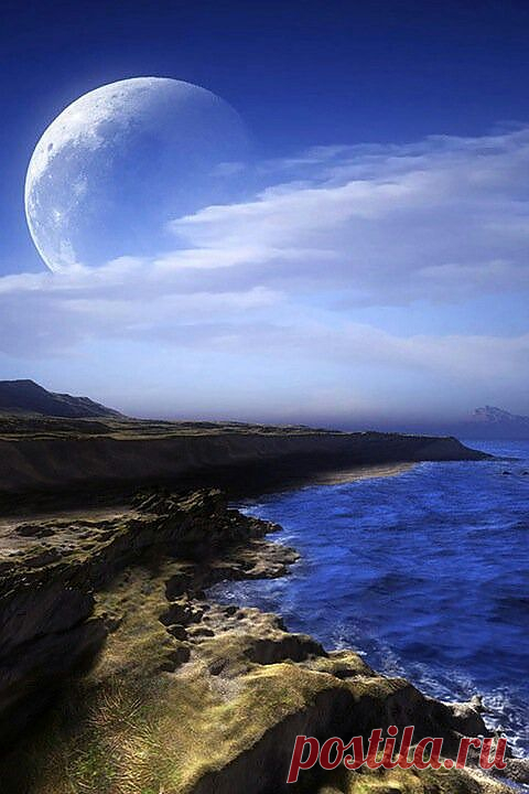 луна
