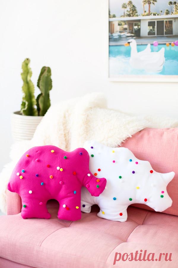Подушки «слон» и «носорог» — HandMade