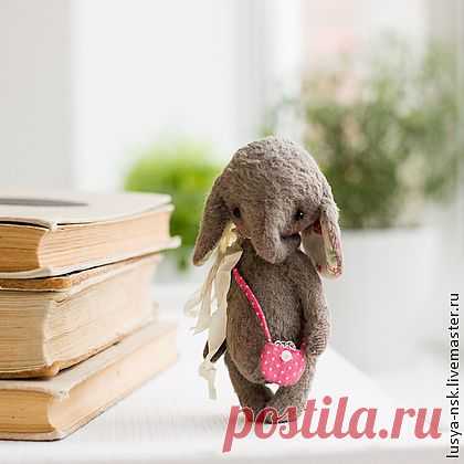 Слоняшка - серый,слоник,розовый,горошек,слоненок,слон,плотницкая людмила