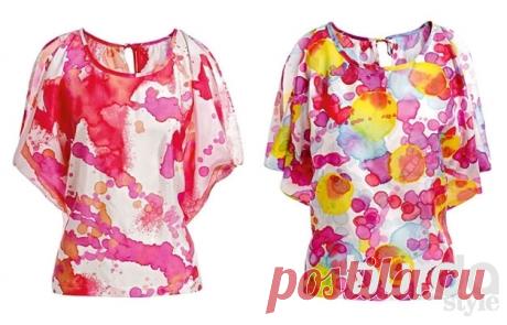 Арт-принты: красим ткань с помощью пульверизатора / Мастер-классы / Burdastyle