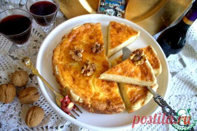 Сырный шведский пирог Кулинарный рецепт