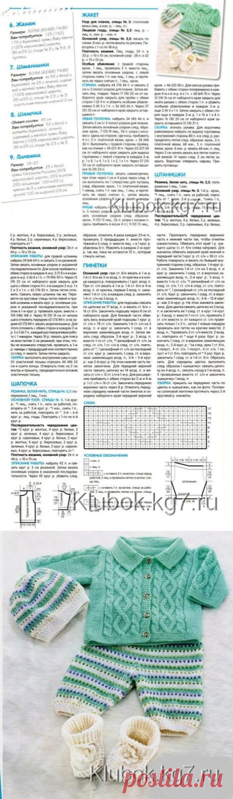 Комплект для малыша. | Клубок