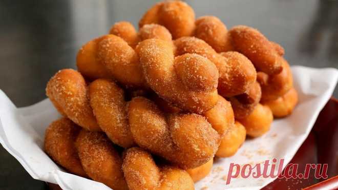 Закрученные корейские пончики: сведут с ума каждого, кто их пробует ...
