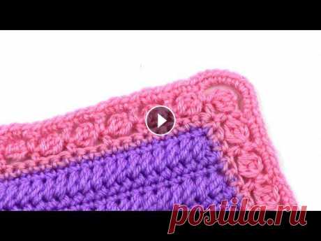 Кайма с маленькими шишечками подходит для отделки бортов и рукавов жакетов, горловин пуловеров, а также для обвязки пледов.Схема к уроку - ***********...