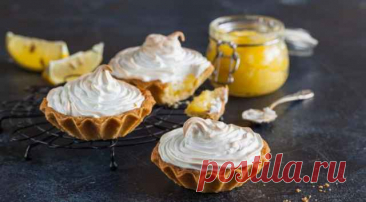 Тарталетки с лимонным кремом — Домашняя кулинария