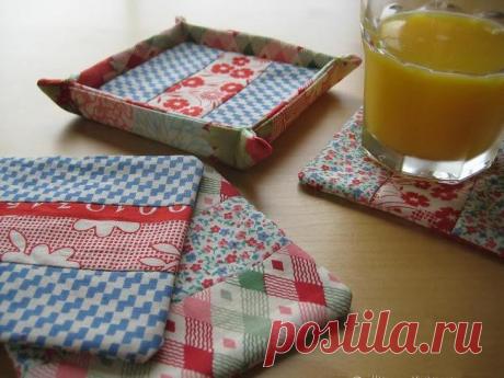 Набор для чаепития в технике пэчворк