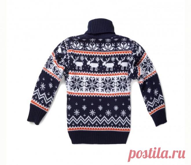 Детский свитер "Сказки севера" - deerz.ru