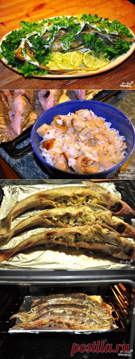 Стерлядь фаршированная - пошаговый кулинарный рецепт на Повар.ру