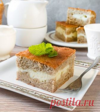 Банановый пирог со сливочным сыром.