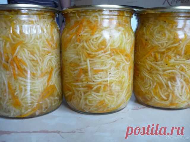 Вкуснейшая заготовка на зиму: кабачки по-корейски