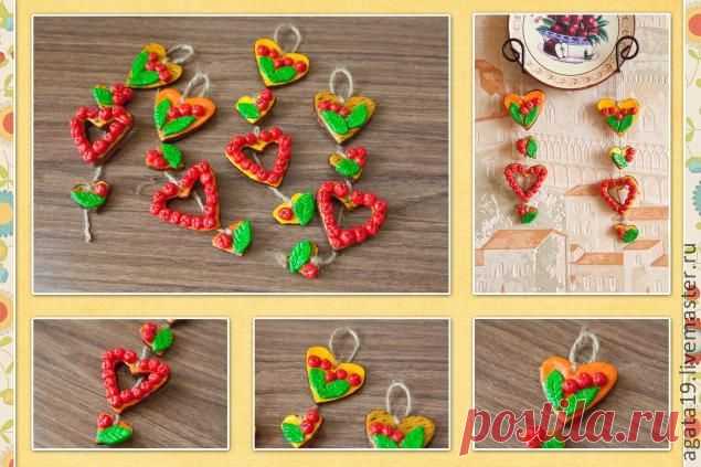 Яблочные сердечки - Ярмарка Мастеров - ручная работа, handmade