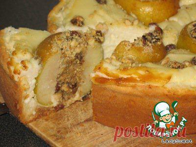 Пирог с фаршированными яблоками - кулинарный рецепт