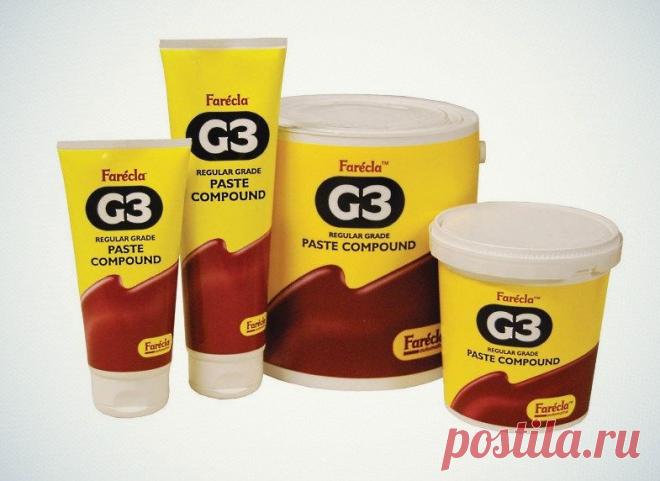 Полироль G3: полировочная паста для авто