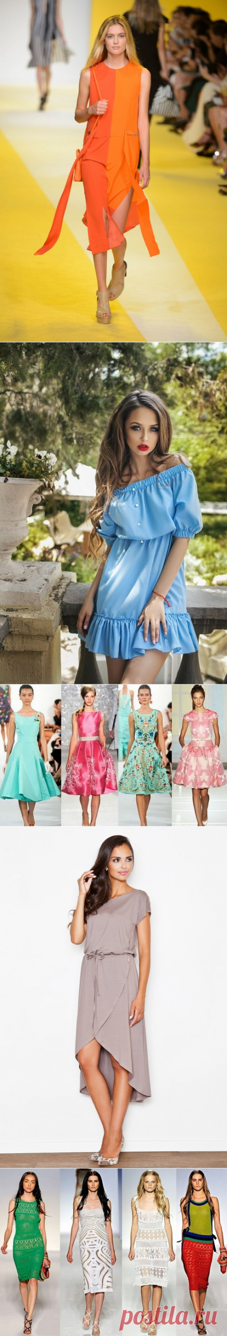 Модные летние платья 2017-2018 фото, новинки, красивые летние платья фасоны | topxstyle.ru