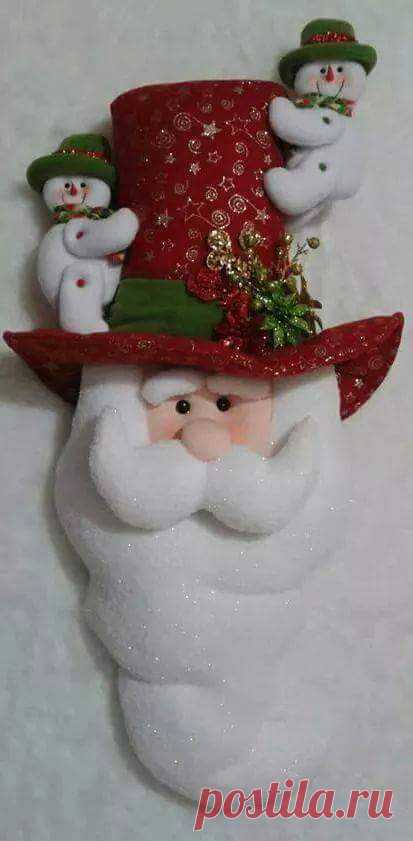 Enfeites de parede com molde para decoração de natal - Criativo Ok
