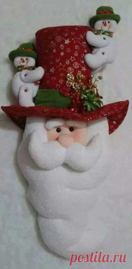 Enfeites de parede com molde para decoração de natal - Criativo Ok