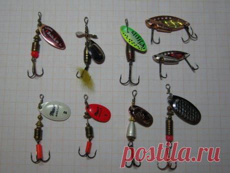 отличные блёсна. / Богатая добыча