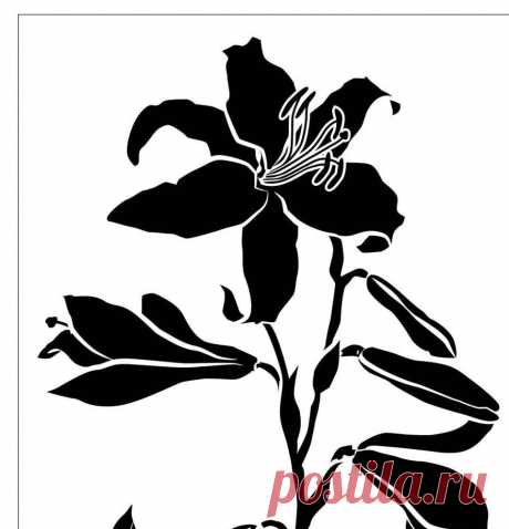 7MIL reutilizable 017 mm Laser-corte Mylar plantilla lirio