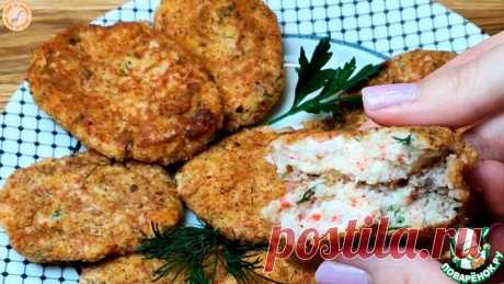 Крабовые котлеты с плавлеными сырками Кулинарный рецепт