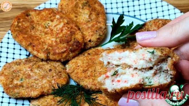 Крабовые котлеты с плавлеными сырками Кулинарный рецепт