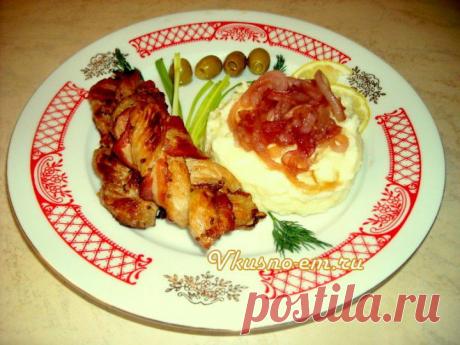 (+1) тема - «КОСА УРАЛЬСКАЯ» С ЛУКОВЫМ МАРМЕЛАДОМ | Любимые рецепты