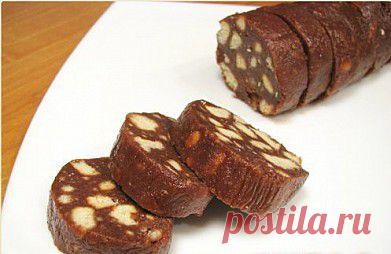 Как сделать сладкую колбаску из печенья? Рецепт приготовления вкусной десертной колбаски. » Новые рецепты 2014! Вкусные рецепты с фотографиями. Рецепты приготовления салатов, десертов, тортов и другие. Пошаговые фото и видеорецепты!