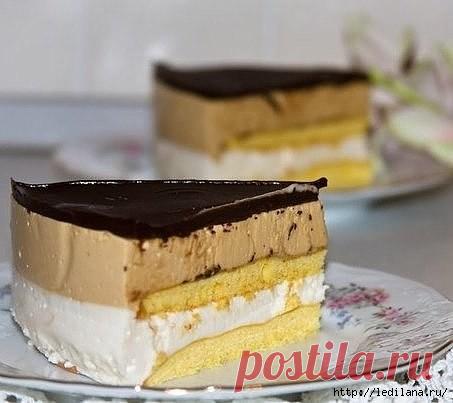 Без выпечки│Торт «Птичье молоко»