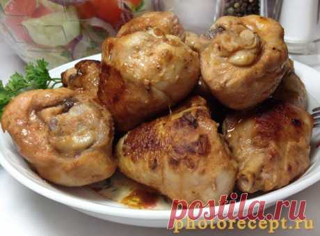 Куриные бедра по-римски.
