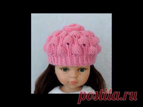 Коллекция вязаных шапочек  на кукол Paola Reina