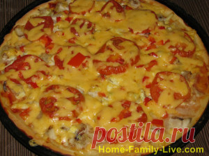 Пицца с минтаем/Сайт с пошаговыми рецептами с фото для тех кто любит готовить