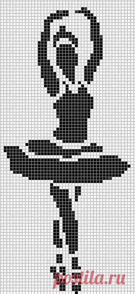 0 point de croix danseuse ballet - cross stitch ballerina dancer