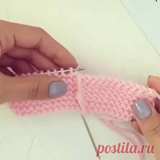 Закрываем петли при помощи иглы. Классный лайфхак