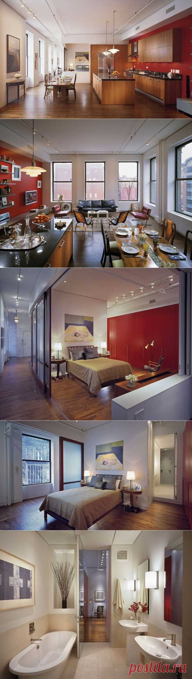 Просторные апартаменты в помещении бывшей студии художника Барнетта Ньюмана - Дизайн интерьеров | Идеи вашего дома | Lodgers