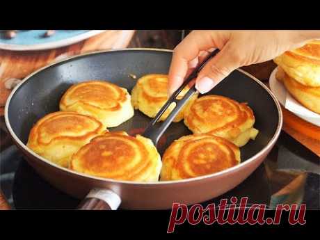 Яблочные ОЛАДЬИ КАК ПОНЧИКИ! Самые Вкусные и ПЫШНЫЕ. Завтрак ЗА Несколько  Минут!