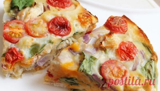 Заливной куриный пирог - Mir Cooking