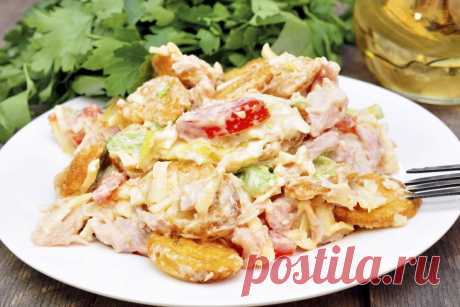 Свежий салат с курицей и как приготовить его к празднику