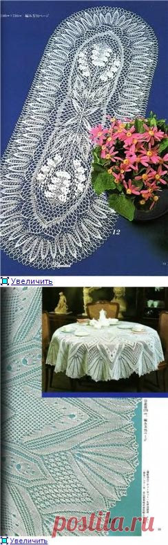 японские кружева спицами.