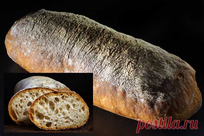 Ciabatta bigia. Чиабатта на густой опаре с долгим холодным выбраживанием ( это если говорить по-русски ), или чиабатта на биге (Bigia - итал , Sponge dough - англ ), отличный хлеб для начала выпечек сезона 2014, поскольку во-первых, это не просто чиабатта, а превосходнейший хлеб, изумительного аромата (заслуга…